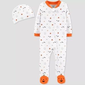 NWT Carter's Just One You Halloween One Piece w/ Hat Infant Size 6M Baby Fall